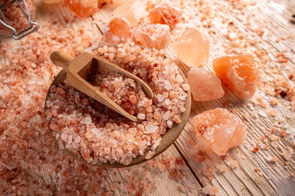 Orange himalaya salt krystal